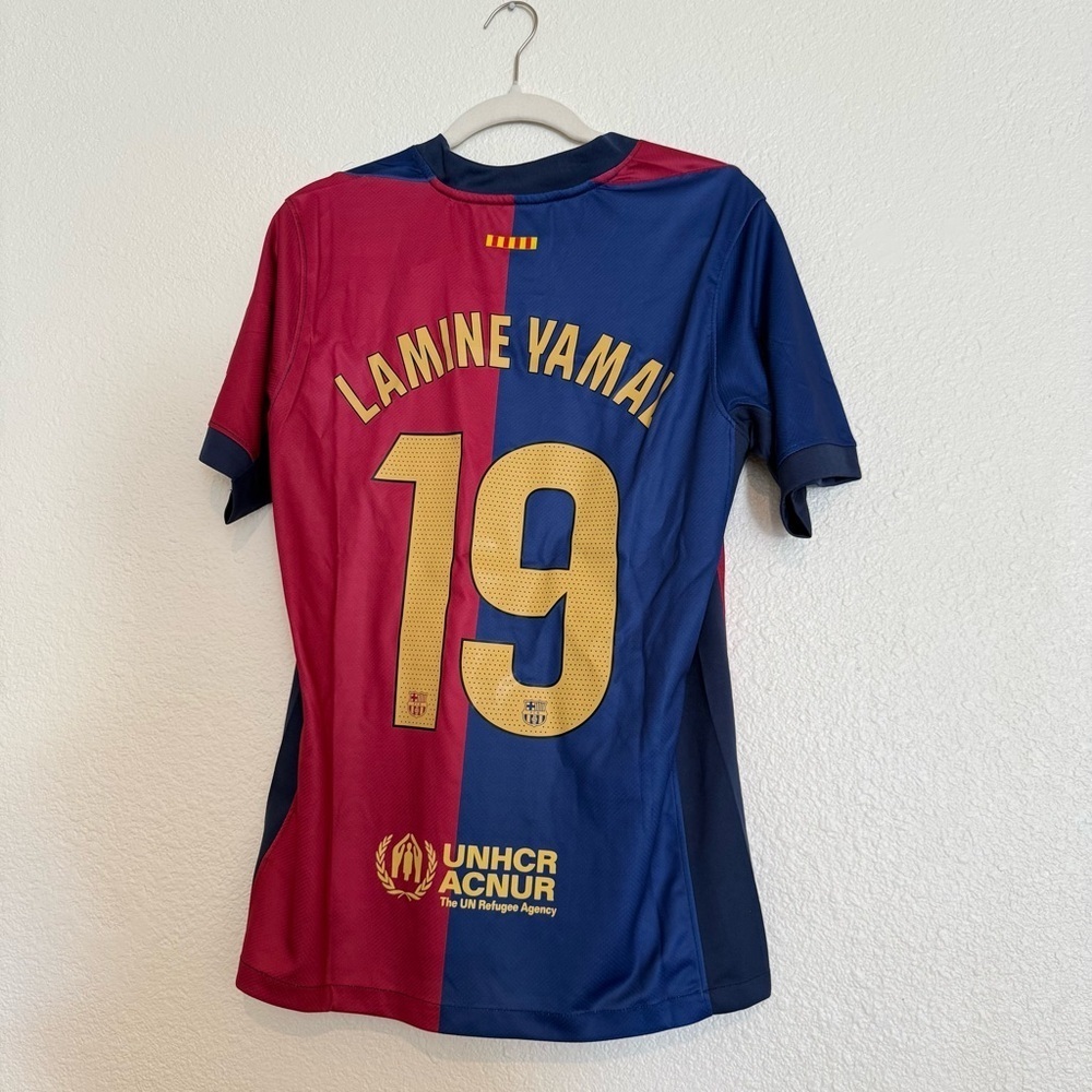 Nike Home FC Barcelona 24/25 Stadium Jersey lamine Amal - Picture 2 of 12